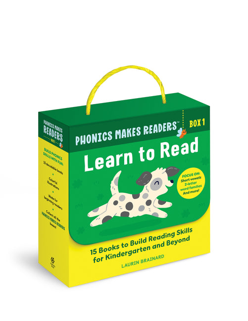 Phonics Makes Readers: Learn to Read Box 1: 15 Books to Build Reading Skills for Kindergarten and Beyond Callisto Kids