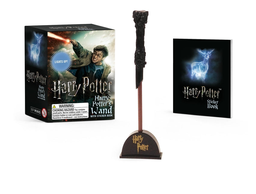 Harry Potter Wizard's Wand with Sticker Book: Lights Up! [With Battery] Rp Minis