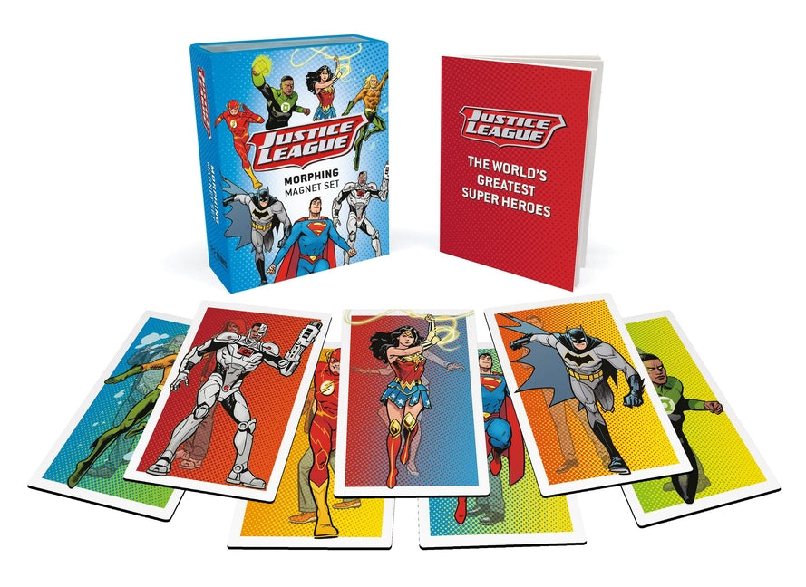 Justice League: Morphing Magnet Set: (Set of 7 Lenticular Magnets) Rp Minis