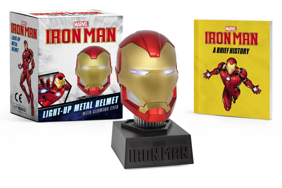 Marvel: Iron Man Light-Up Metal Helmet: With Glowing Eyes Rp Minis