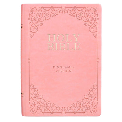 KJV Bible Giant Print Full Size Pink Christian Art Gifts Inc