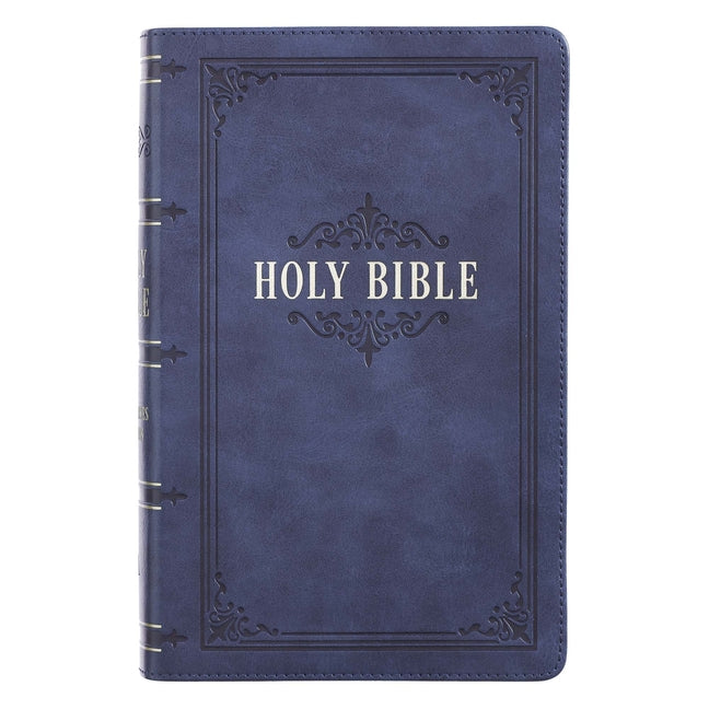 KJV Bible Giant Print Dark Blue Christian Art Gifts Inc